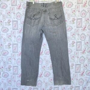 Sean John Jeans Men's 36x33 Gray Baggy Denim 2000s Y2K Skater Hip Hop